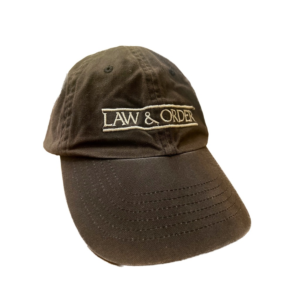 Law & Order NBC Experience Store Black Baseball Cap Dad Hat TV Promo Logo